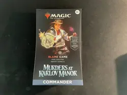 Murders at Karlov Manor Commander Deck Blame Game | MTG | Factory Sealed - Image 1