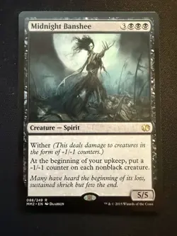 Midnight Banshee 86 - R - Modern Masters 2015 - Normal - MTG - LP - Image 1