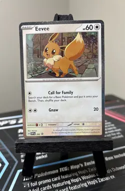 Eevee SVP200 Black Star Cosmos Holo Promo Destined Rivals Pokemon TCG NM - Image 1