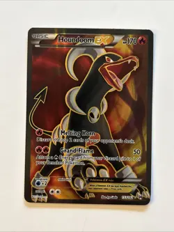 ** Houndoom EX 153/162 XY Breakthrough NM Pokemon - Image 1