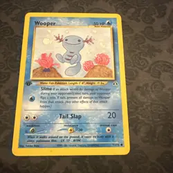 Pokemon - 1st Edition Neo Discovery Wooper 71/75 - Image 1