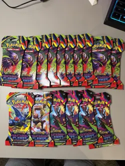 New 2025 Pokemon Mega Evolution Phantasmal Flames Sleeved Booster Pack Lot Of 16 - Image 1