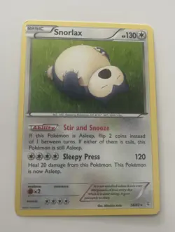 Snorlax 58/83 Regular XY: Generations Pokemon TCG LP - Image 1