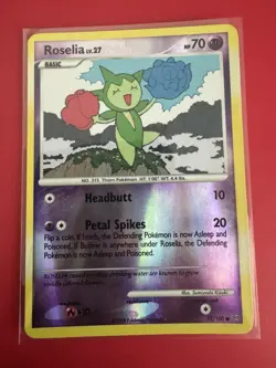 Pokemon TCG - Roselia - 72/100 - Reverse Holo - Stormfront - LP - Image 1