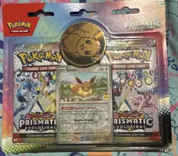 Pokemon TCG: Prismatic Evolutions: 2 pack Blister [Eevee] BRAND New-Sealed! - Image 1