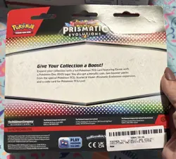 Pokemon TCG: Prismatic Evolutions: 2 pack Blister [Eevee] BRAND New-Sealed! - Image 3