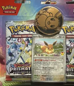 Pokemon TCG: Prismatic Evolutions: 2 pack Blister [Eevee] BRAND New-Sealed! - Image 4