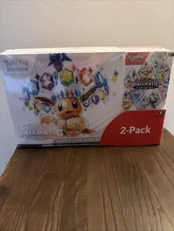 Pokemon TCG Prismatic Evolutions COSTCO BUNDLE (1 ETB & 1 Booster Bundle) Sealed - Image 1
