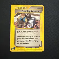 Traveling Salesman 137/147 Aquapolis Pokemon S265 - Image 1