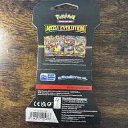 Pokemon Mega Evolution Sleeved Booster Pack Venusaur Art Factory Sealed - Image 2