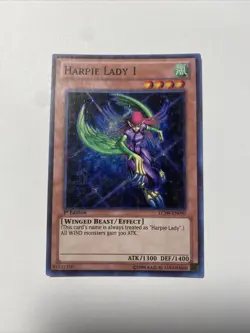 Moderately Played, English Yu Gi Oh Harpie Lady 1 - LCJW-EN090 - Super Rare - 1s - Image 1