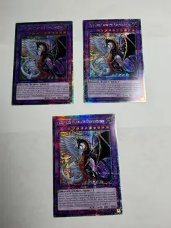 3x Light and Darkness Dragonlord INFO-EN034 QCR 1st Edition NM Yugioh - Image 1