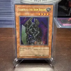 Yu-Gi-Oh! Gearfried the Iron Knight Secret Rare 2003 Collectors Tin BPT-012 - Image 1