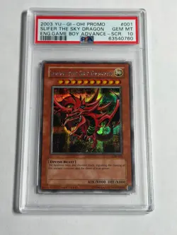 PSA 10 Slifer the Sky Dragon GBI-001 Secret Rare Promo *0760 Yugioh - Image 1