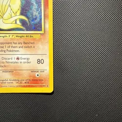 1999 Pokemon TCG Ninetales Holo Rare Card Base Set 12/102 WOTC Vintage - Image 4