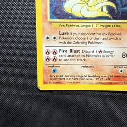 1999 Pokemon TCG Ninetales Holo Rare Card Base Set 12/102 WOTC Vintage - Image 5