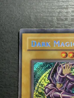 Dark Magician BPT-001 Secret Rare Yu-Gi-Oh Card Reverse Foil Misprint Played HP - Image 2