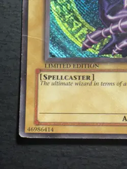 Dark Magician BPT-001 Secret Rare Yu-Gi-Oh Card Reverse Foil Misprint Played HP - Image 5