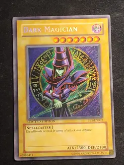 Dark Magician Yu-Gi-Oh Card Limited Edition FL1-EN002 Secret Rare Near Mint NM - Image 1