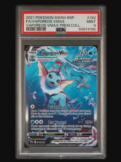 Vaporeon VMAX SWSH182 SWSH: Sword & Shield Promo Cards Holo - Image 1