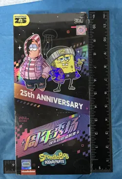 Spongebob Cards OVERSIZED TICKET CARDS 25th Anniversary Kayou Card's Sealed - Image 5