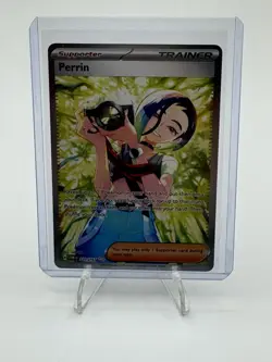 Pokemon TCG Perrin Card 220/167 Twilight Masquerade Special Illustration Rare - Image 1