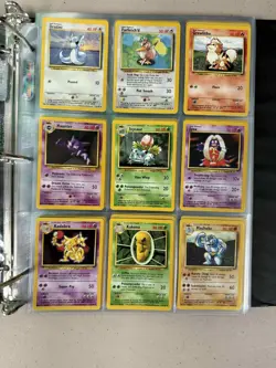 1999 POKEMON BASE SET + JUNGLE + FOSSIL INCOMPLETE SETS (NO HOLOS) 178 CARDS BW1 - Image 4