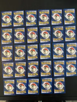 Base Set 29/102 Card Vintage WOTC Pokemon Card Lot (Mostly HP, No Duplicates) - Image 2