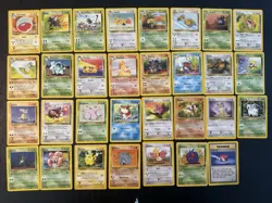 Jungle 31 Card Non Holo Vintage WOTC Pokemon Card Lot (Mostly MP, No Duplicates) - Image 1