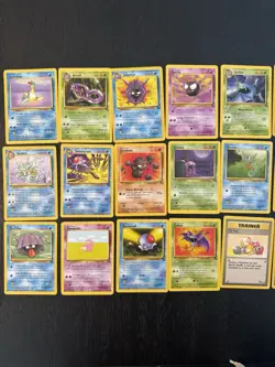 Fossil 27 Card Non Holo Vintage WOTC Pokemon Card Lot (Mostly MP, No Duplicates) - Image 3