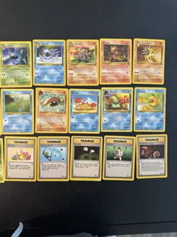 Fossil 27 Card Non Holo Vintage WOTC Pokemon Card Lot (Mostly MP, No Duplicates) - Image 5