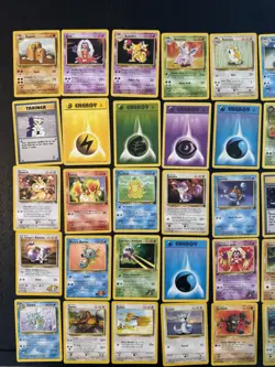 50 Card Vintage Pokemon Card Lot Base Set 2, Rocket, Gym, Legendary Collection - Image 3