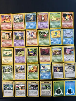 Neo Genesis 30 Card Vintage WOTC Pokemon Card Lot (Mostly MP, No Duplicates) - Image 1