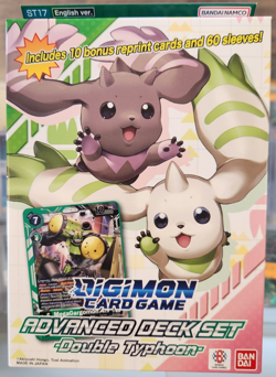 Digimon Card Game Advanced Deck Set Double Typhoon *New/Sealed* ST17 - Image 1