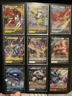 Pokemon TCG 18 Card Lot V Holo Rare SYLVEON MEW RAIKOU HO-OH STEELIX NM/M - Image 1