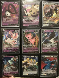 Pokemon TCG 18 Card Lot V Holo Rare SYLVEON MEW RAIKOU HO-OH STEELIX NM/M - Image 2