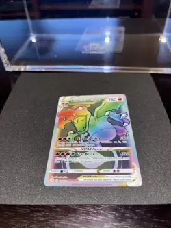 Pokemon TCG Charizard VSTAR Rainbow Secret Rare Card Brilliant Stars 174/172 - Image 2