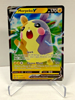 Morpeko V 🌟 SWSH056 - Pokemon Sword & Shield Promo Ultra Rare Holo Card LP - Image 1