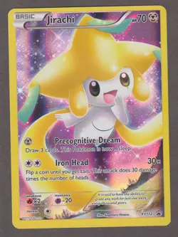 Jirachi XY112 Black Star Promo - Full Art - Pokemon Card XY 2016 NM - Image 1