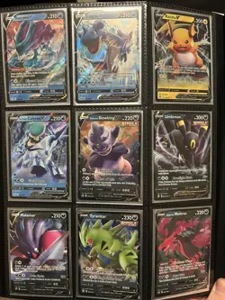 Pokemon TCG 18 Card Lot V Holo Rare GLACEON UMBREON GYARADOS MOLTRES RAICHU NM/M - Image 2