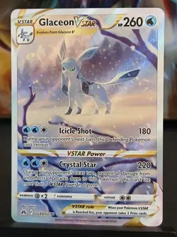Glaceon VSTAR GG40/GG70 Crown Zenith: Galarian Gallery Pokemon Card - Image 4