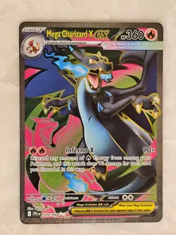 Pokemon TCG Card - Phantasmal Flames Set - Mega Charizard X ex - 109/094 English - Image 1