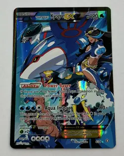 LP Team Aqua's Kyogre EX Double Crisis 6/34 Lightly Played Pokemon -- S2G -- - Image 1