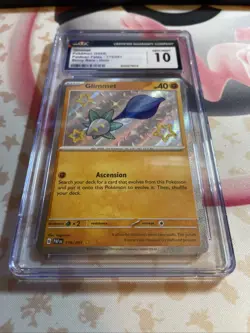 GLIMMET Paldean Fates Shiny Rare Holo #179 CGC 10 Gem Mint Pokemon - Image 2