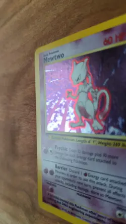 Mewtwo 010/102 Base Set Holo Pokemon TCG Lightly Played Vintage #10 - Image 5