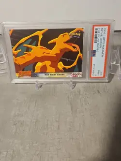 1999 TOPPS POKEMON THE MOVIE EDITION THE FIGHT RAGES #35 MOVIE EDITION PSA 9 - Image 1