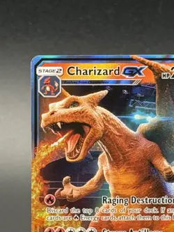 Charizard GX SM195 - Sun & Moon Black Star Promo Holo Pokemon NM/MINT - Image 2