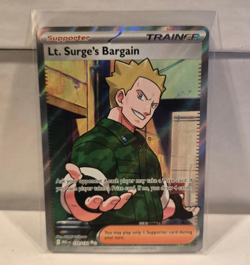 Lt. Surge's Bargain 170/132 Me01: Mega Evolution Holo Free Shipping Pokemon MINT - Image 1
