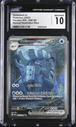 GOLISOPOD EX Paradox Rift Special Illustration Rare #246 CGC 10 Pokemon - Image 1