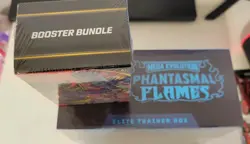 Pokemon TCG Phantasmal Flames ETB Elite Trainer Box PLUS Booster Bundle - Image 2